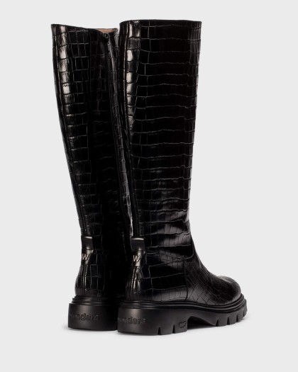 Wonders.com | Black Coco BONES 04 Boots A-4304 AUSTRAL/OR