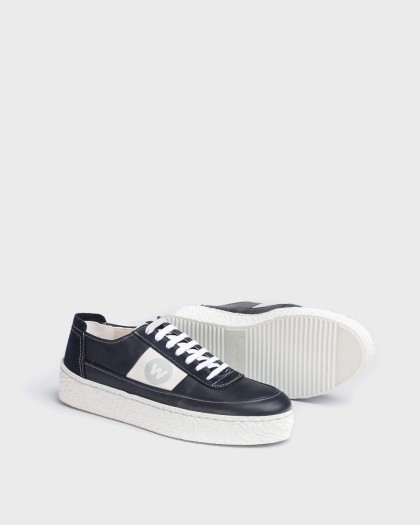 Wonders.com | Leather sneaker with laces CB-3902 COMB. 2
