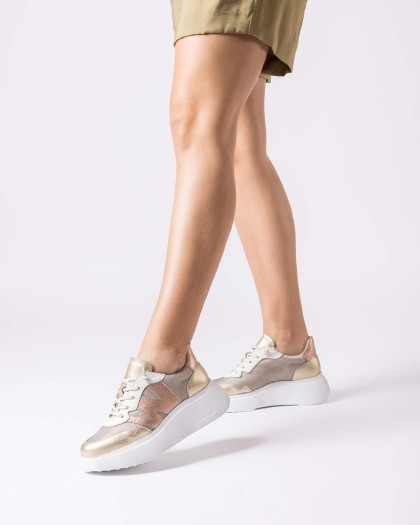 Wonders.com | Silver ZENIT Sneakers A-3622 COMB.