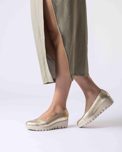 Wonders.com | Zapatos ALIRA Oro C-33333 MAX