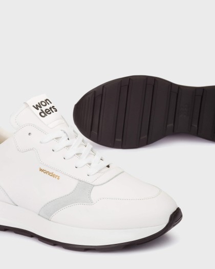 Wonders.com | White WABASH 30 Sneakers CB-4830 COMB.