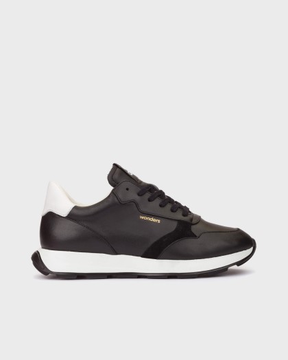 Wonders.com | Black WABASH 30 Sneakers CB-4830 COMB.
