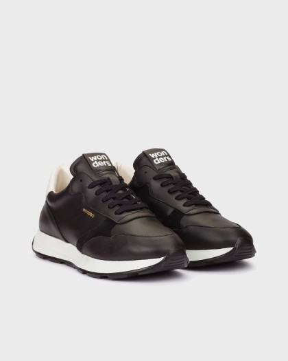 Wonders.com | Black WABASH 30 Sneakers CB-4830 COMB.