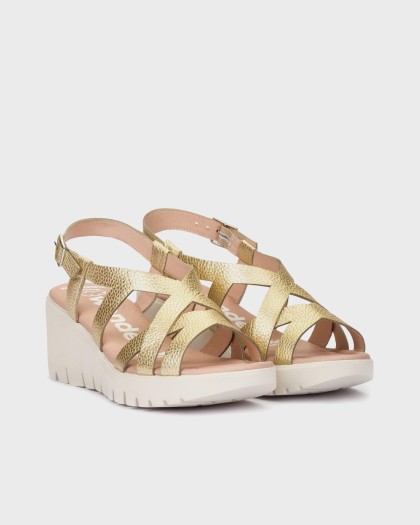 Wonders.com | Gold APRIL 01 Sandals D-2201 MAX