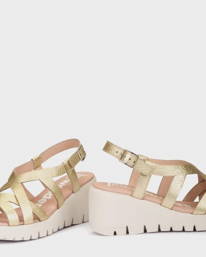 Wonders.com | Gold APRIL 01 Sandals D-2201 MAX