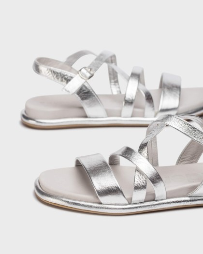 Wonders.com | Sandalias JAZZ 02 Plata AT-3402 LAMINATO