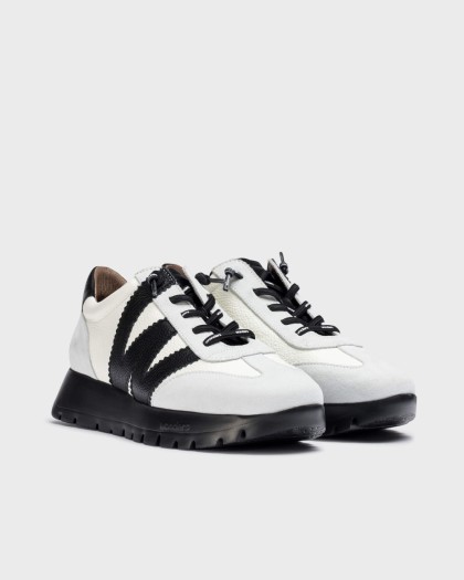 Wonders.com | White ODISEI 76 Sneaker A-2476 COMB.