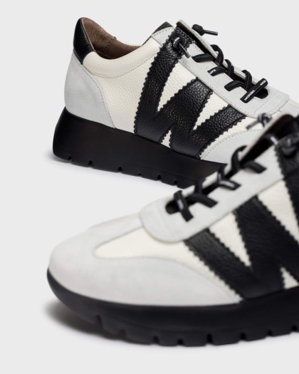 Wonders.com | White ODISEI 76 Sneaker A-2476 COMB.