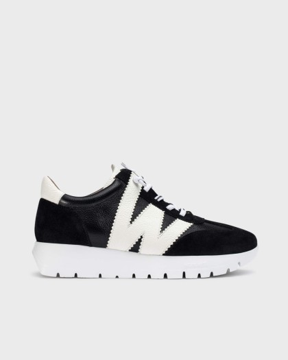 Wonders.com | Black ODISEI 76 Sneakers A-2476 COMB.