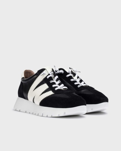 Wonders.com | Black ODISEI 76 Sneakers A-2476 COMB.