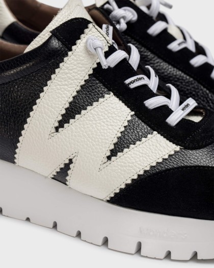 Wonders.com | Black ODISEI 76 Sneakers A-2476 COMB.