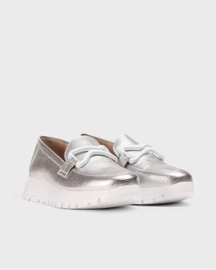 Wonders.com | Silver AURA Loafer A-2480 MAX