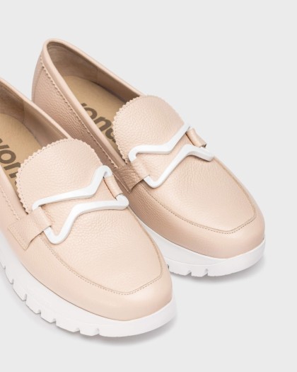 Wonders.com | Pink AURA Loafers A-2480 WILD