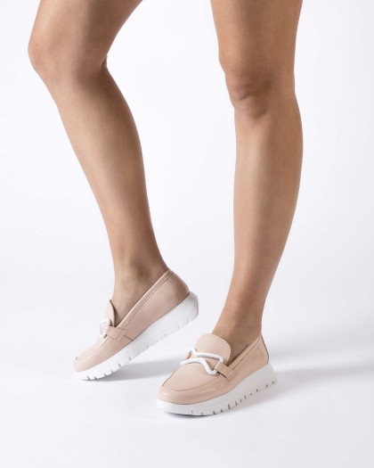 Wonders.com | Pink AURA Loafers A-2480 WILD