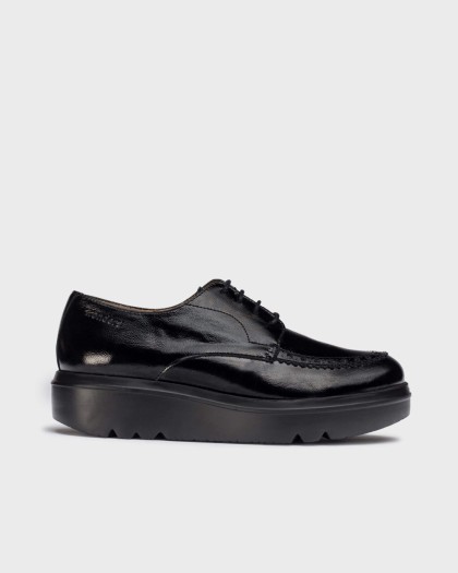Wonders.com | Black LEE Blucher Shoe A-2831 MENORCA