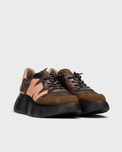 Wonders.com | Brown ROMA 31 Sneakers A-3631 COMB.