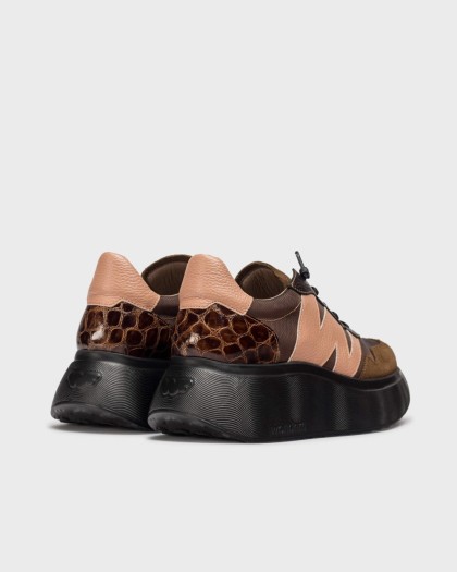 Wonders.com | Brown ROMA 31 Sneakers A-3631 COMB.