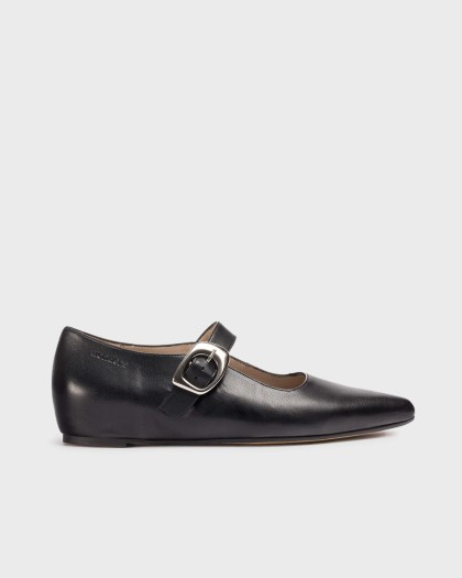 Wonders.com | Black TRIANA 02 Ballerina A-3830 VELVET