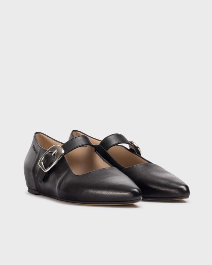 Wonders.com | Black TRIANA 02 Ballerina A-3830 VELVET