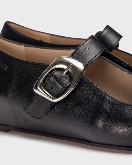 Wonders.com | Black TRIANA 02 Ballerina A-3830 VELVET