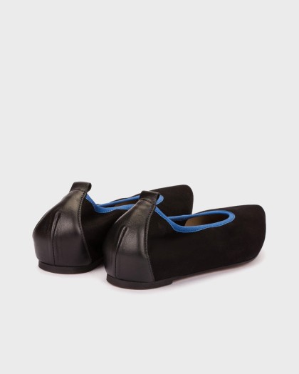 Wonders.com | Bailarinas TRIANA 32 Ribete Azul A-3832 ANTE/VELVE