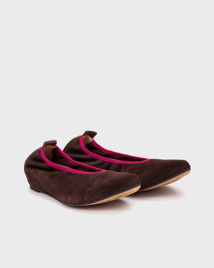 Wonders.com | Bailarinas Triana 32 Marrones A-3832 ANTE/VELVE