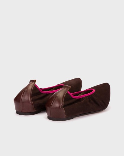 Wonders.com | Bailarinas Triana 32 Marrones A-3832 ANTE/VELVE