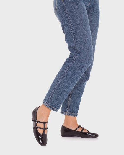 Wonders.com | Black PEPA 31 Mary Jane A-86131 LACK