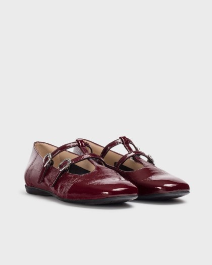 Wonders.com | Burgundy PEPA 31 Mary Jane A-86131 LACK
