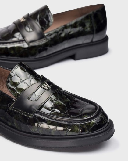 Wonders.com | Green NED Loafers B-9143 TASH/REGAT