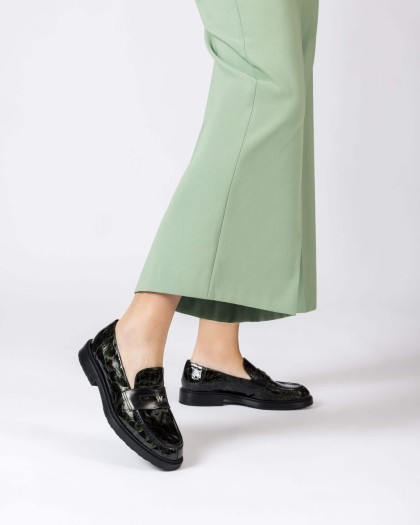 Wonders.com | Green NED Loafers B-9143 TASH/REGAT