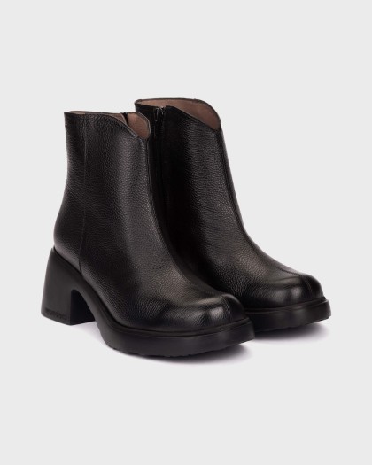 Wonders.com | Black FLYTRES 25 Ankle boots E-7125 WILD