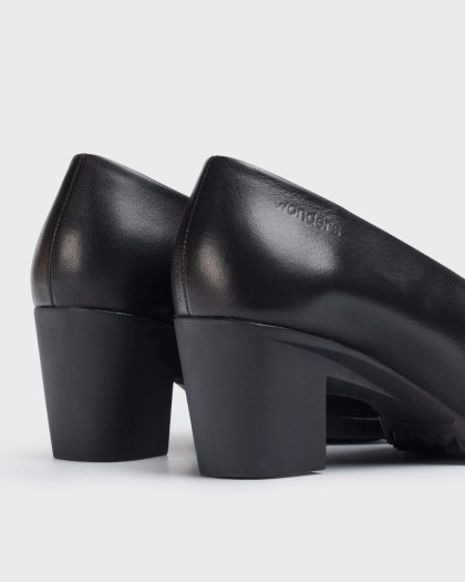 Wonders.com | Black HEXAGON 23 Pumps G-4723 NATURE