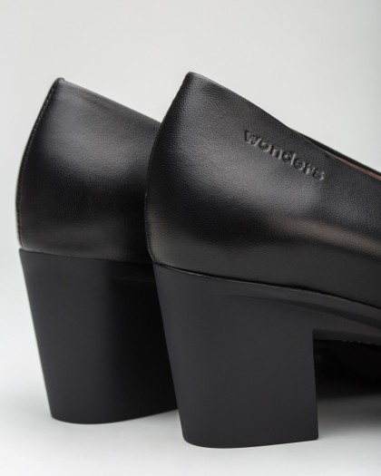 Wonders.com | Black HEXAGON 23 Pumps G-4723 NATURE