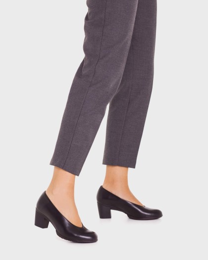 Wonders.com | Black HEXAGON 23 Pumps G-4723 NATURE