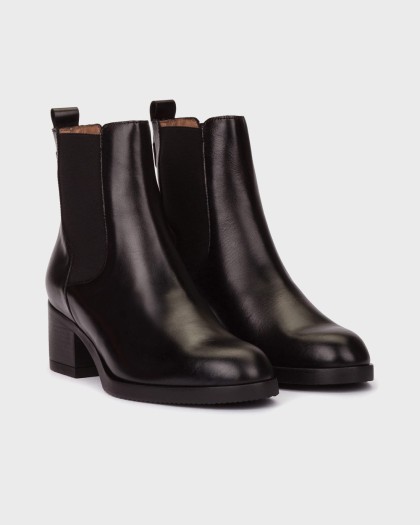 Wonders.com | Black SANTAFE 52 Ankle Boots G-6252 OREGON