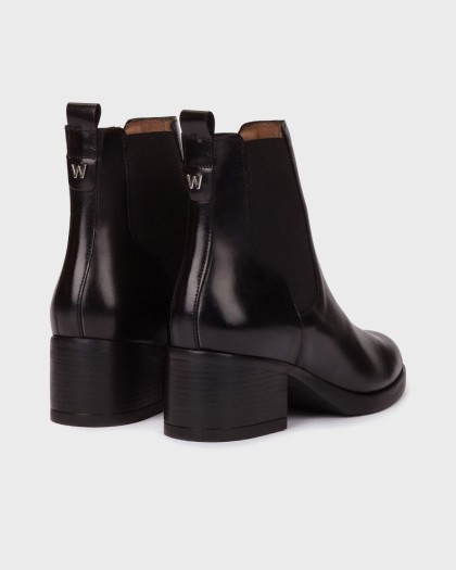 Wonders.com | Black SANTAFE 52 Ankle Boots G-6252 OREGON