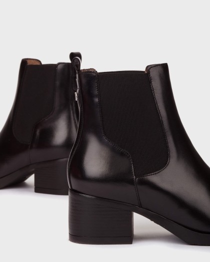 Wonders.com | Black SANTAFE 52 Ankle Boots G-6252 OREGON