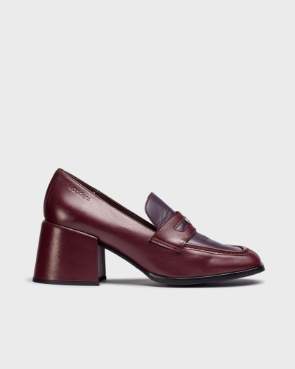Wonders.com | Burgundy VICTORIA 02 Loafers H-6402 ISEO