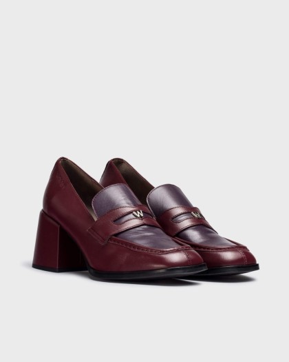 Wonders.com | Burgundy VICTORIA 02 Loafers H-6402 ISEO