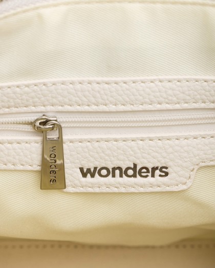Wonders.com | White RIVA Tote WB-53301 COMB.