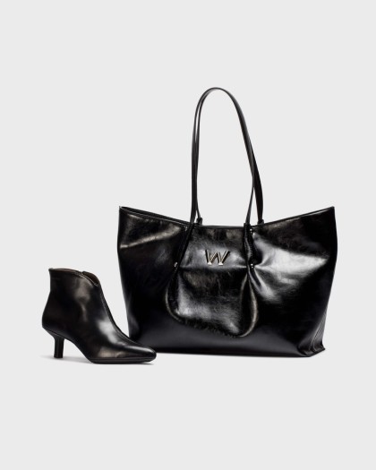 Wonders.com | Black NAYSA Bag WB-54023 COMB.