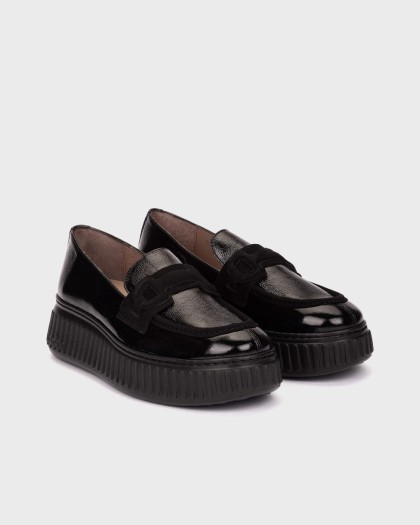 Wonders.com | Mocasines XFLY 03 Negros A-5203 LACK/ANTE