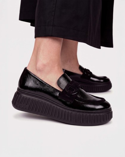 Wonders.com | Mocasines XFLY 03 Negros A-5203 LACK/ANTE