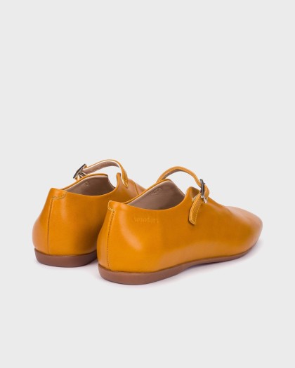 Wonders.com | Bailarinas PEPA 150 Mostaza A-86150 VELVET