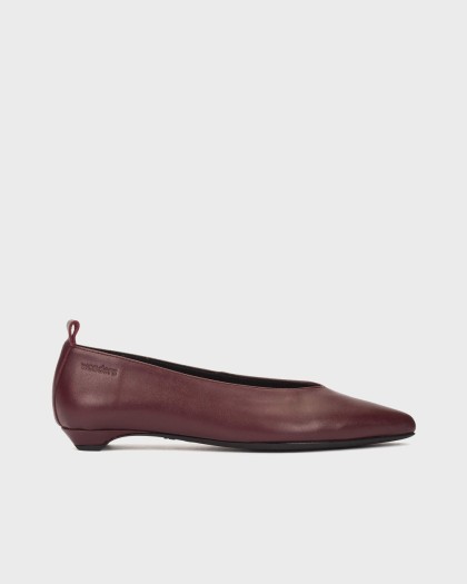 Wonders.com | Bailarinas BUM 04 Burdeos A-5504 VELVET