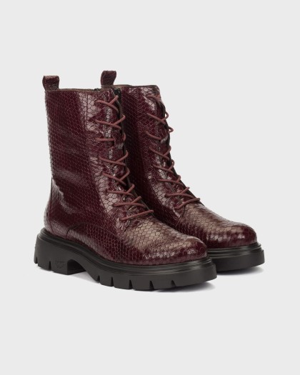 Wonders.com | Botines BONES 13 Burdeos A-4313 DOLMEN