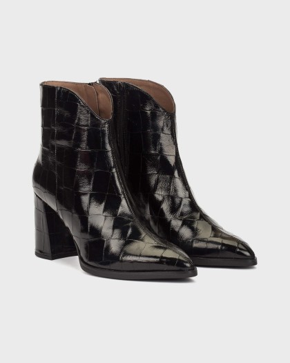 Wonders.com | Botines AURORA 44 Coco Negro M-5444 MISURI