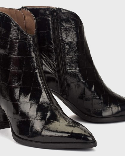 Wonders.com | Botines AURORA 44 Coco Negro M-5444 MISURI