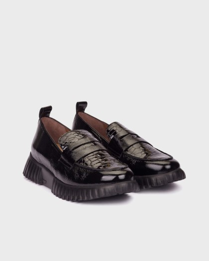 Wonders.com | Mocasines FLEXFLY 20 Negros A-4420 LACK/GAKIL